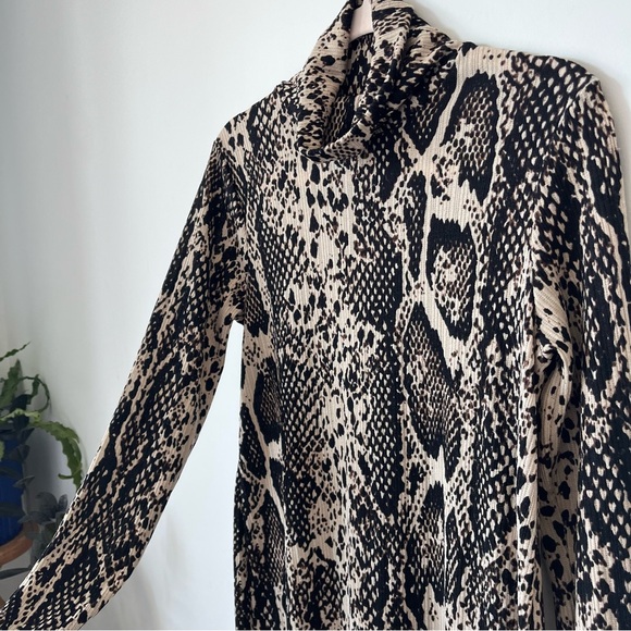 Zara Animal Print Midi Dress Size L Ref 5643324 - Picture 7 of 16